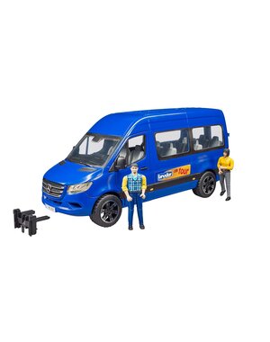 Bruder 2681 - Mercedes Benz Sprinter Transfer met chauffeur en passagier