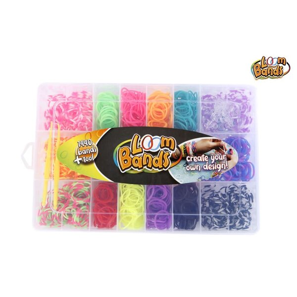 Loombandjes grote set 5600 delig, 35x22x5 cm