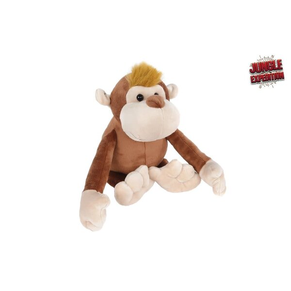 Take me Home Knuffel Aap met klittenbandhanden,  20 cm