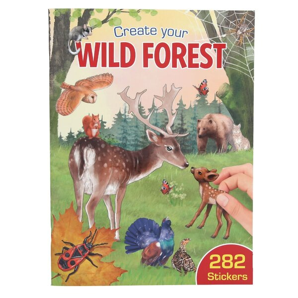 TopModel Create your Wild Forest stickerboek
