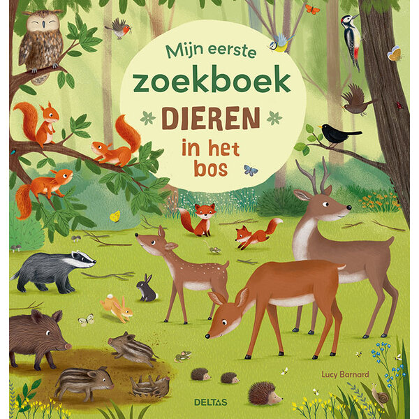 Deltas Mijn eerste zoekboek - Dieren in het bos