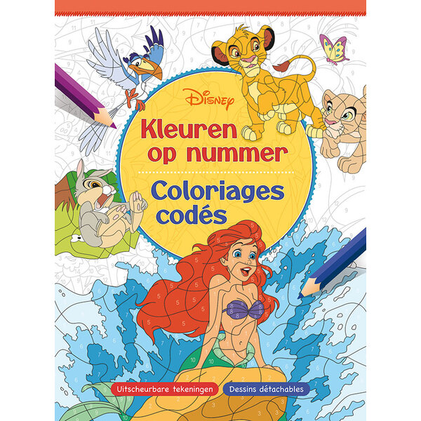 Deltas Kleuren op nummer - Disney