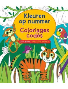 Deltas Kleuren op nummer - Lieve dieren