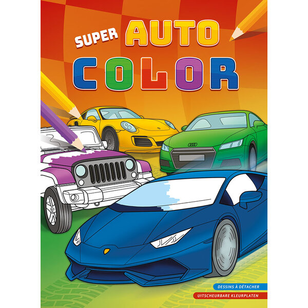 Deltas Kleurboek Super auto