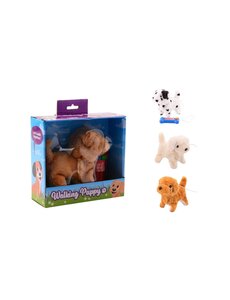 JohnToy Wandelende puppy - 4 kleuren