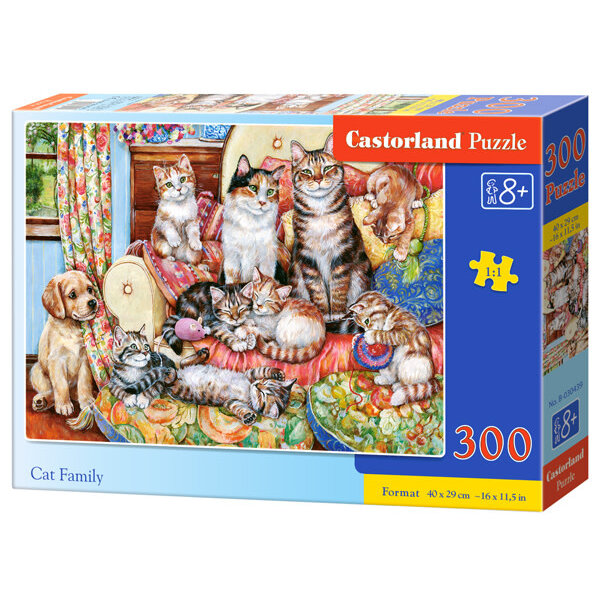 Castorland Katten familie - 300 stukjes