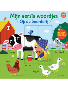 Deltas Schuifboekje - Mijn eerste woordjes - Op de boerderij  (1-3 jaar)