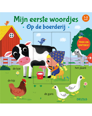 Deltas Schuifboekje - Mijn eerste woordjes - Op de boerderij  (1-3 jaar)