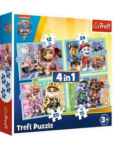 Trefl 4 in 1 Paw Patrol - 12,15,20,24 stukjes