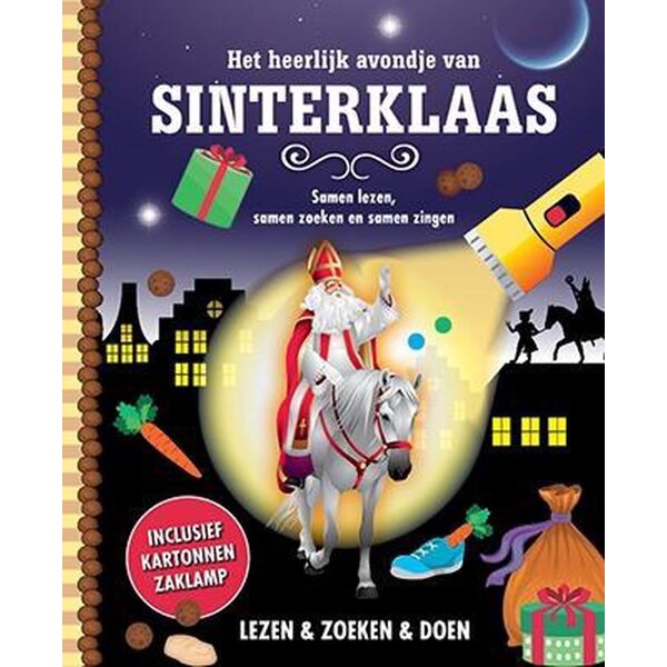 Lantaarn publishers Zaklampboek - Sinterklaas