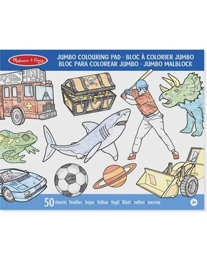 Melissa & Doug Jumbo kleurblok Blauw