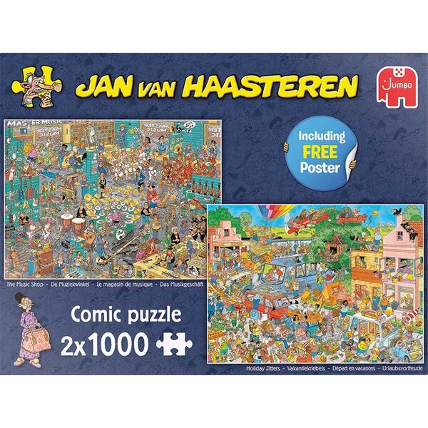 Jumbo De Muziekwinkel en Vakantiekriebels - 2x1000 stukjes