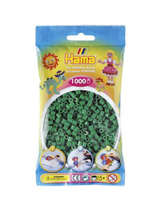 Hama Strijkkralen groen - 1000 stuks