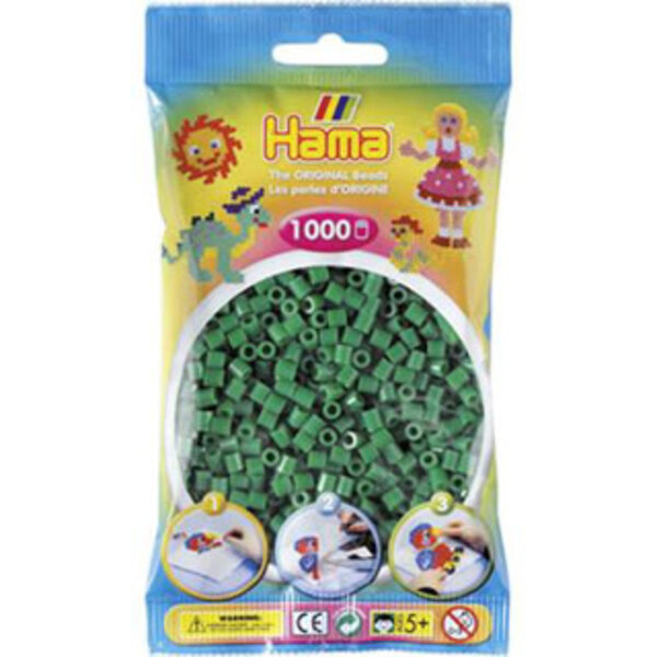 Hama Strijkkralen groen - 1000 stuks