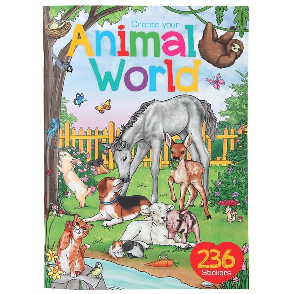 TopModel Create your Animal World stickerboek