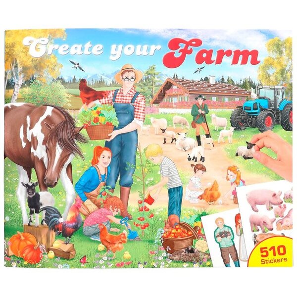 TopModel Create your Farm stickerboek