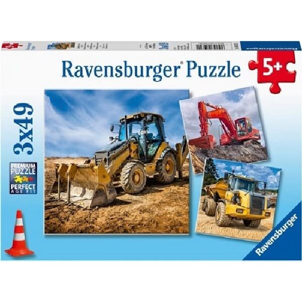 Ravensburger Bouwmachines - 3x49 stukjes