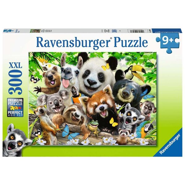 Ravensburger Wildlife selfie - 300 stukjes XXL