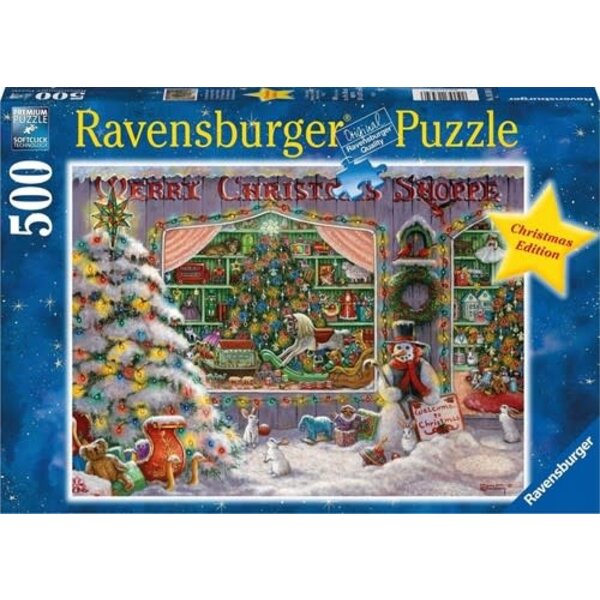 Ravensburger The Christmas shop - 500 stukjes