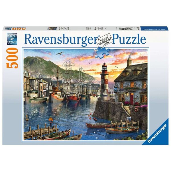 Ravensburger 's Ochtends bij de haven - 500 stukjes