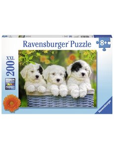 Ravensburger Schattige puppies - 200  stukjes XXL