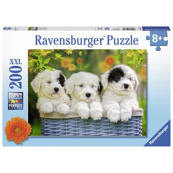 Ravensburger Schattige puppies - 200  stukjes XXL