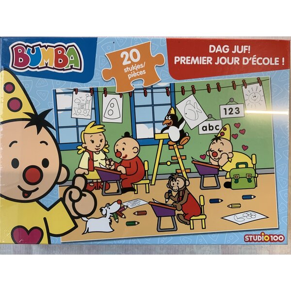 Bumba's eerste schooldag -  20 stukjes