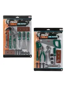  Power Tools Gereedschap 13 delig op kaart, 2 soorten, per stuk