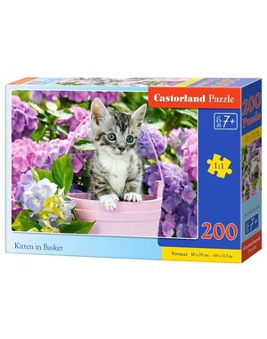 Castorland Katje in mandje - 200 stukjes