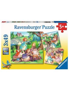 Ravensburger Kleine prinsessen - 3x49 stukjes
