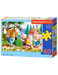 Castorland Three little pigs  60 stukjes