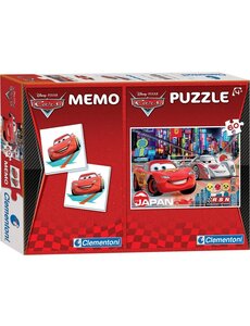  Clementoni Cars memo en puzzel