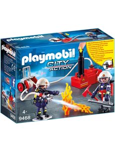 Playmobil 9468 - Brandweerteam met waterpomp