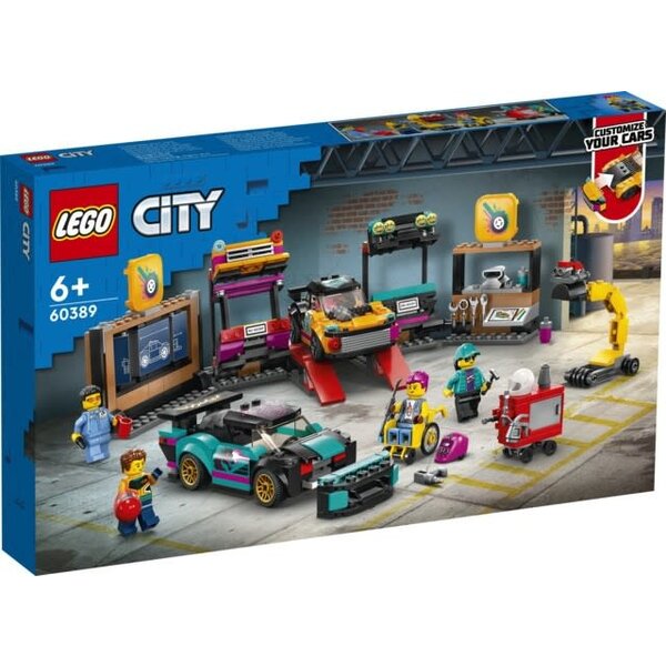 LEGO 60389 - Garage voor aanpasbare auto’s