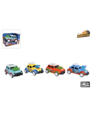 Roadblasters Stunt auto met frictie, 4 assorti - 12 cm
