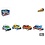 Roadblasters Stunt auto met frictie, 4 assorti - 12 cm