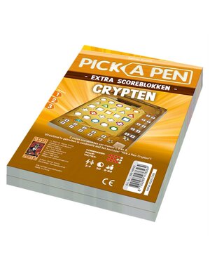 999 Games Pick a Pen - Crypten scoreblokken