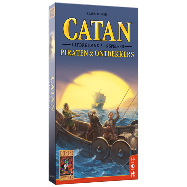 999 Games Catan: Uitbreiding Piraten & Ontdekkers, 5/6 spelers