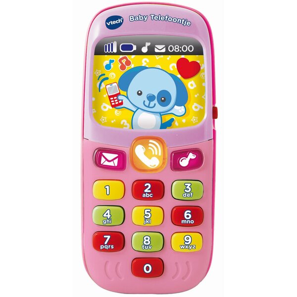 Vtech Baby telefoon - roze - 18+ mnd