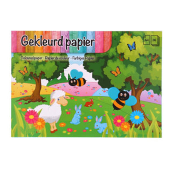 Gekleurd knutselpapier A4