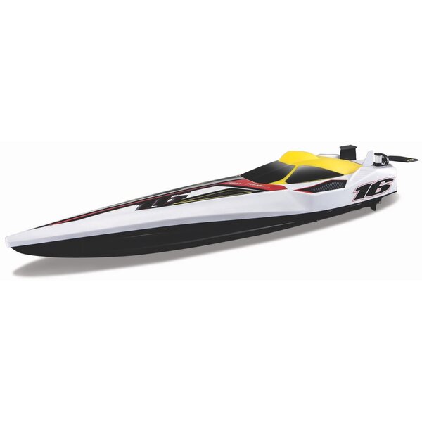 Maisto Tech Hydro Blaster Speed Boat 2,4 MHz 1:14 wit/zwart/geel