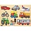 Woody Houten knopjes puzzel transport