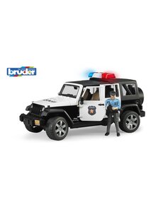 Bruder 2526 - Politie Jeep met politieagent, licht en geluid