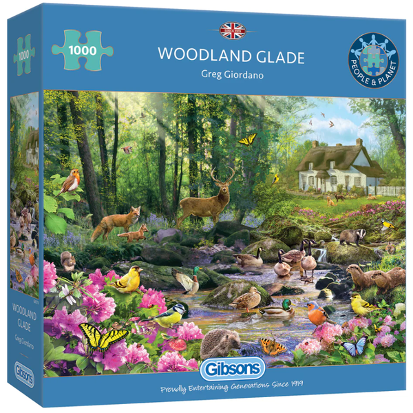 Gibsons Woodland Glade - 1000 stukjes