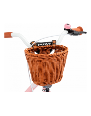 Puky Fietsmandje met leren bandjes, maat M