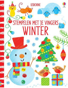 Usborne Stempelen met je vingers - Winter