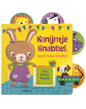 Deltas Konijntje Knabbel zoekt haar knuffel