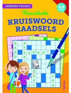 Deltas Leerrijke puzzels - Reuzeleuke kruiswoordraadsels 8-9 jaar