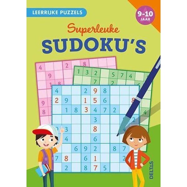 Deltas Leerrijke puzzels - Superleuke sudoku's 9-10 jaar