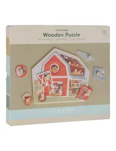 Little Dutch Little Farm Houten puzzel